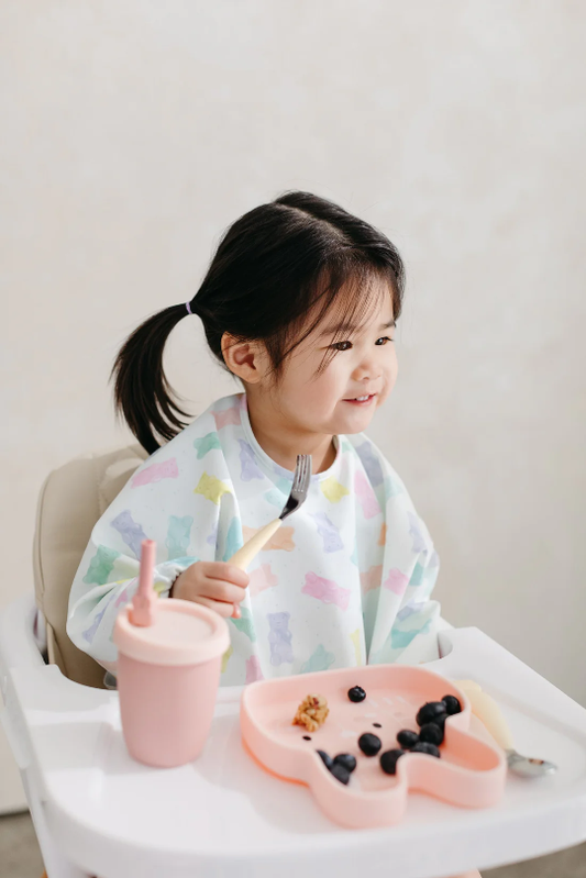 LouLou Lollipop Long Sleeve Bib in Gummy Bears