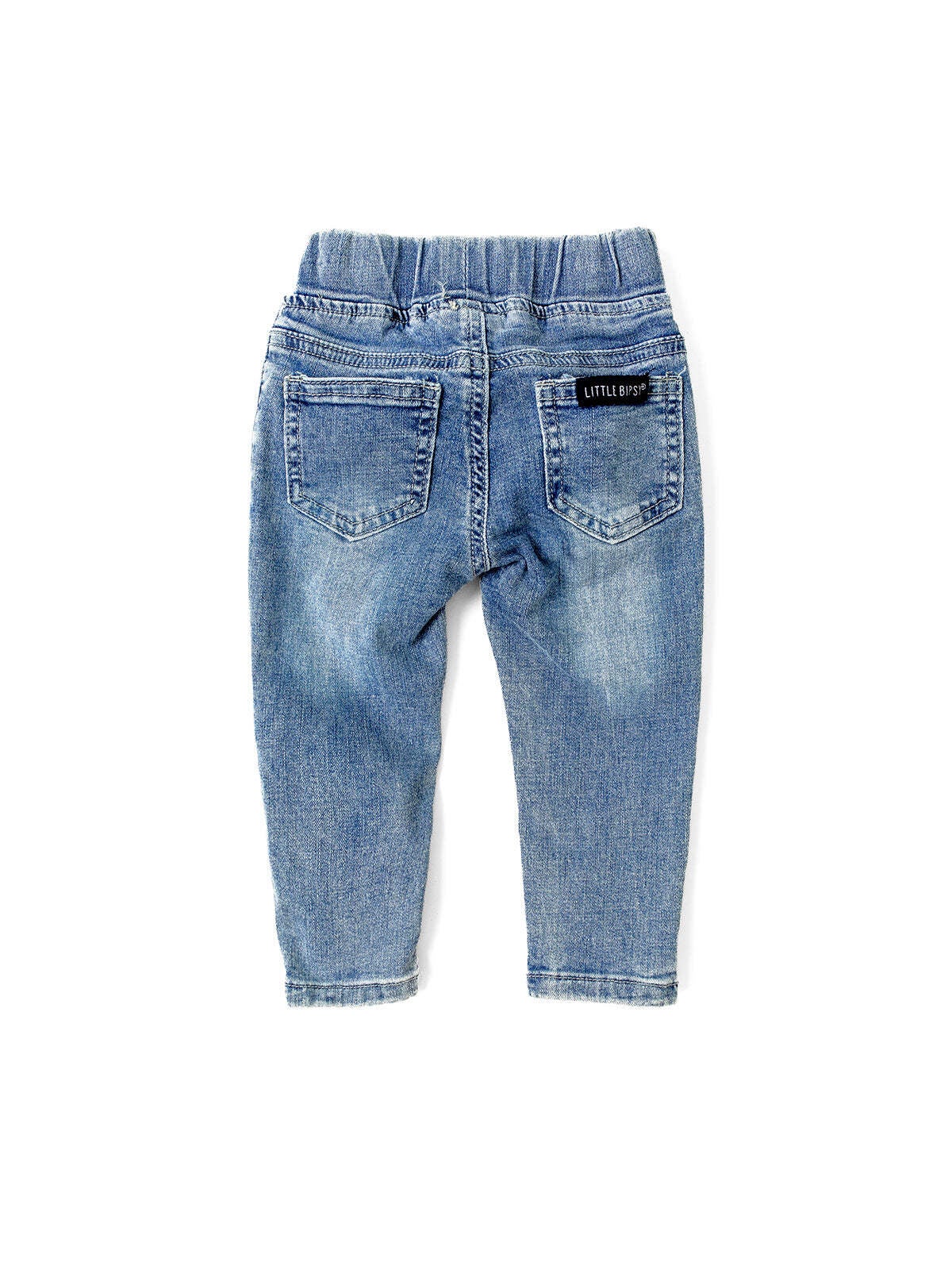 Little Bipsy Distressed Denim in Light Wash