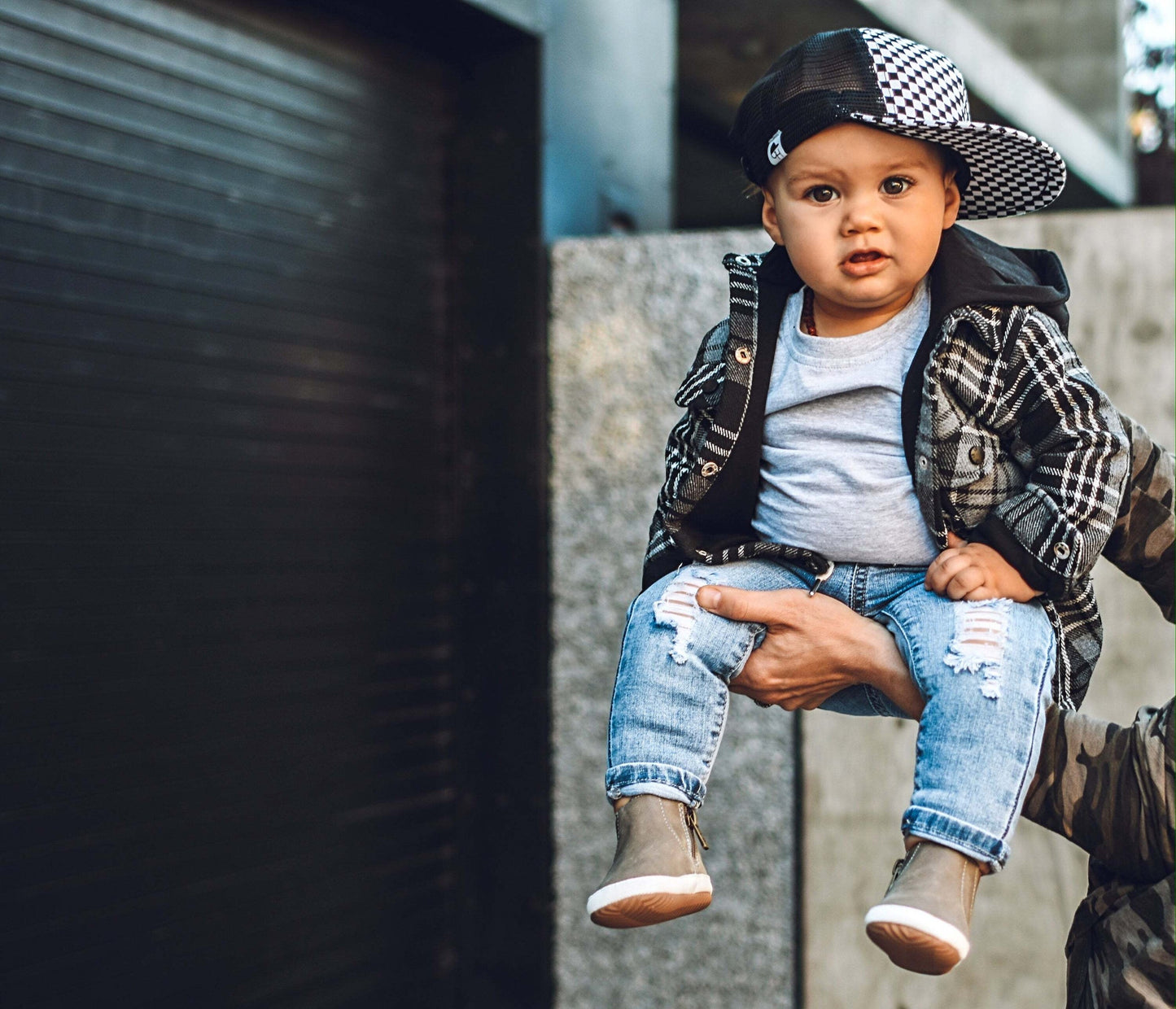 Little Bipsy Distressed Denim in Light Wash